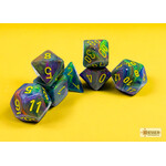 Chessex Festive Rio/yellow Polyhedral 7-Dice Set