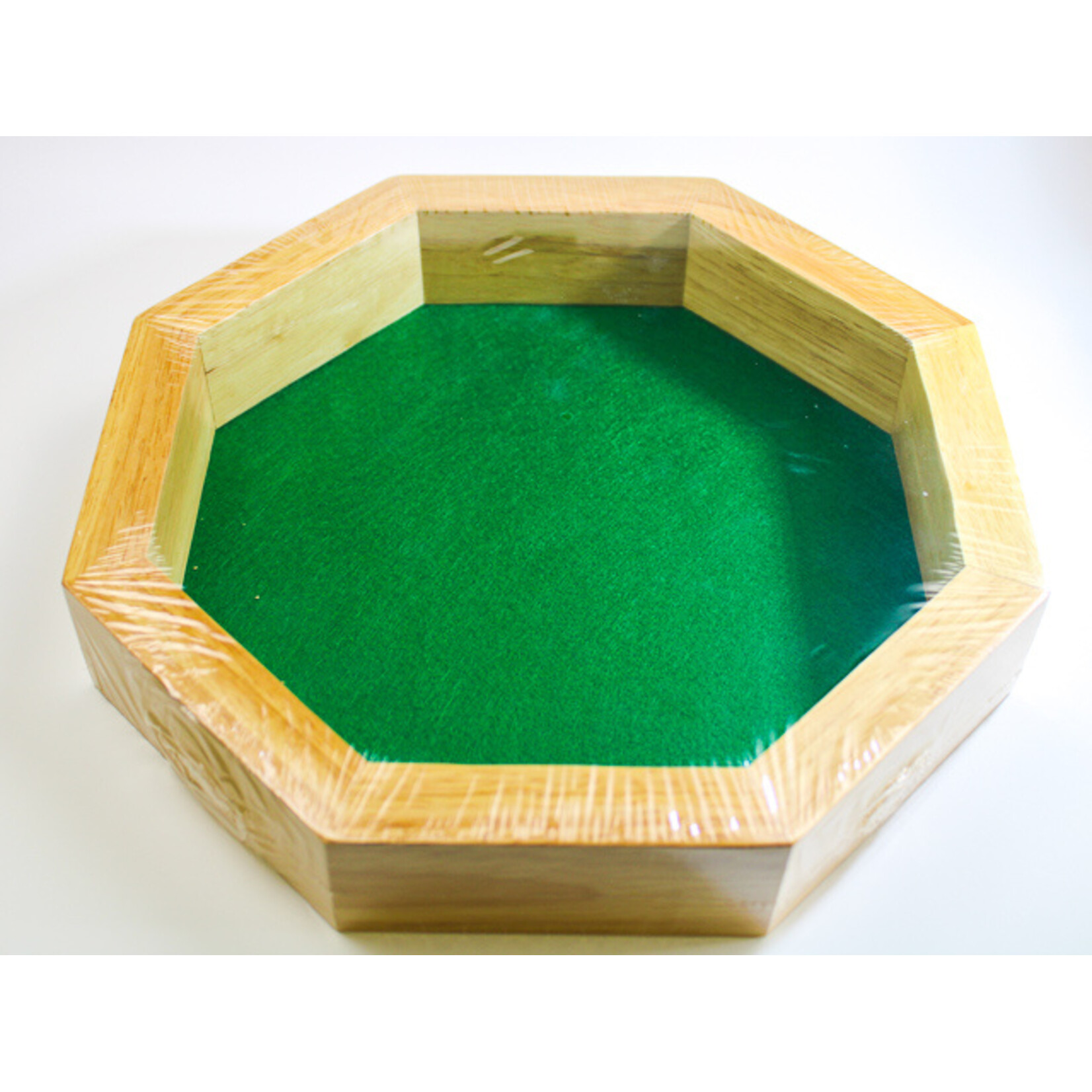 Koplow Games 10 inch Wood Dice Tray Octagon-Shaped