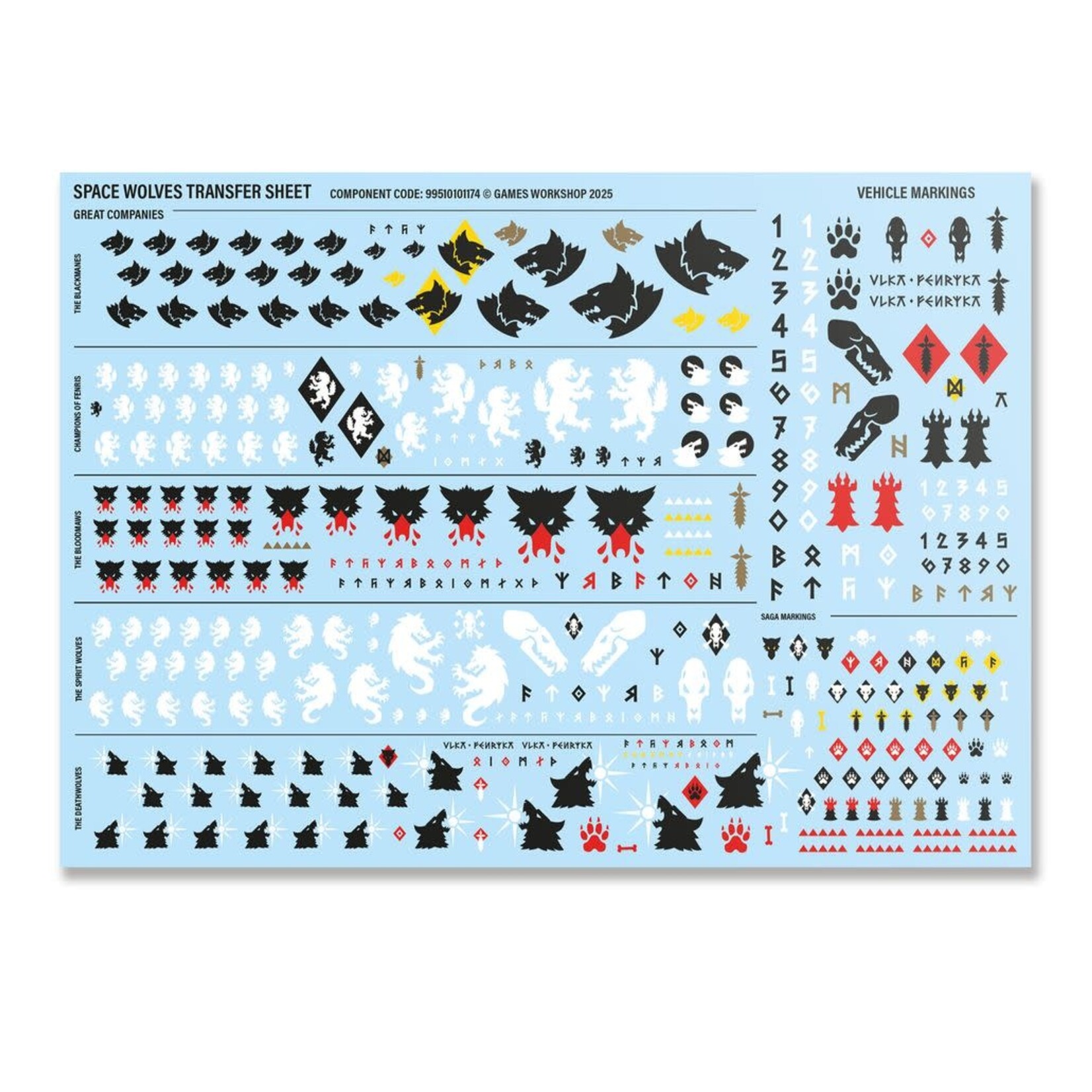 Games Workshop Space Wolves Wolf Guard Terminators