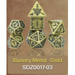 Sirius Dice Dice Set - Illusory Metal - Gold