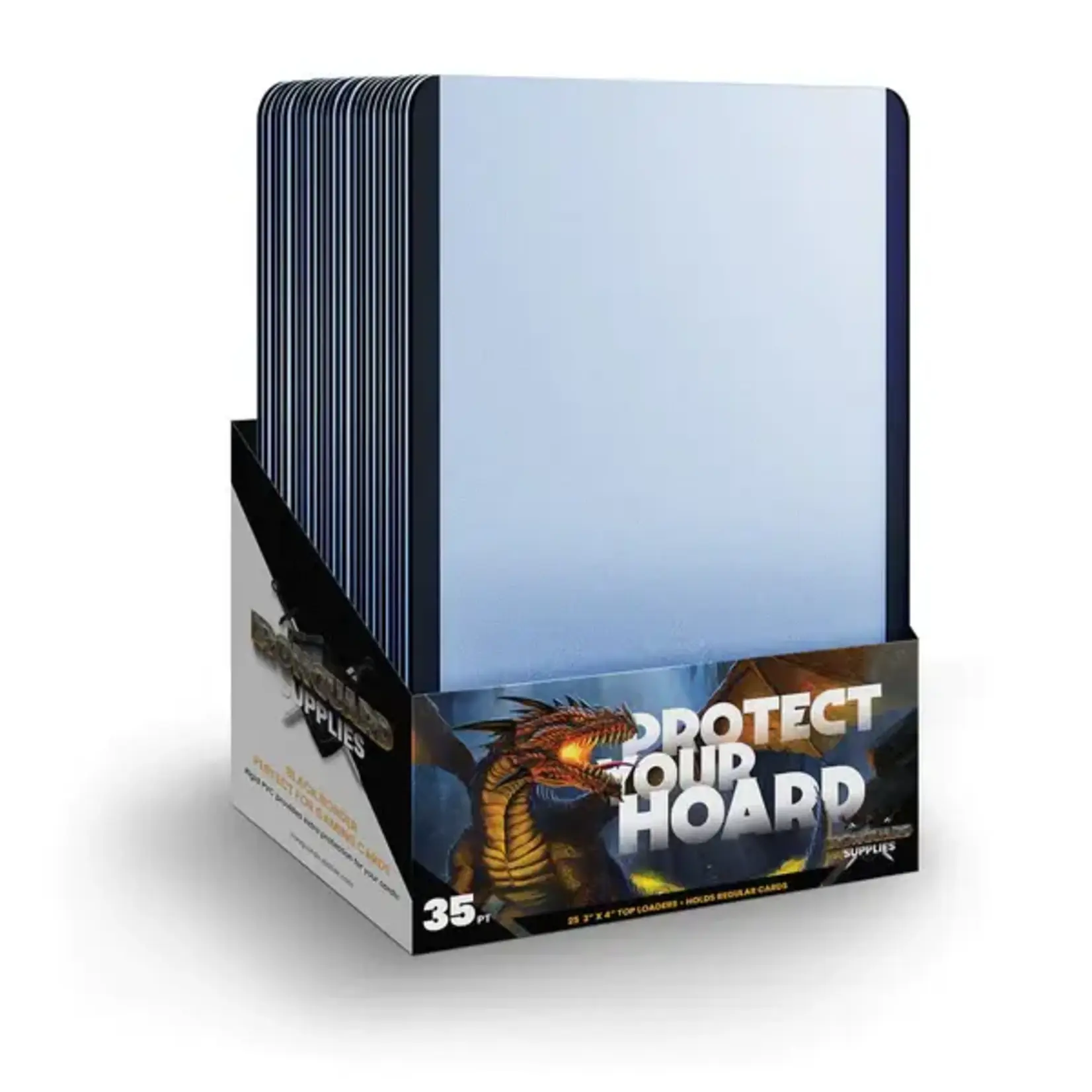 Ironguard Supplies Ironguard: Toploader 35PT Black Pack (25)