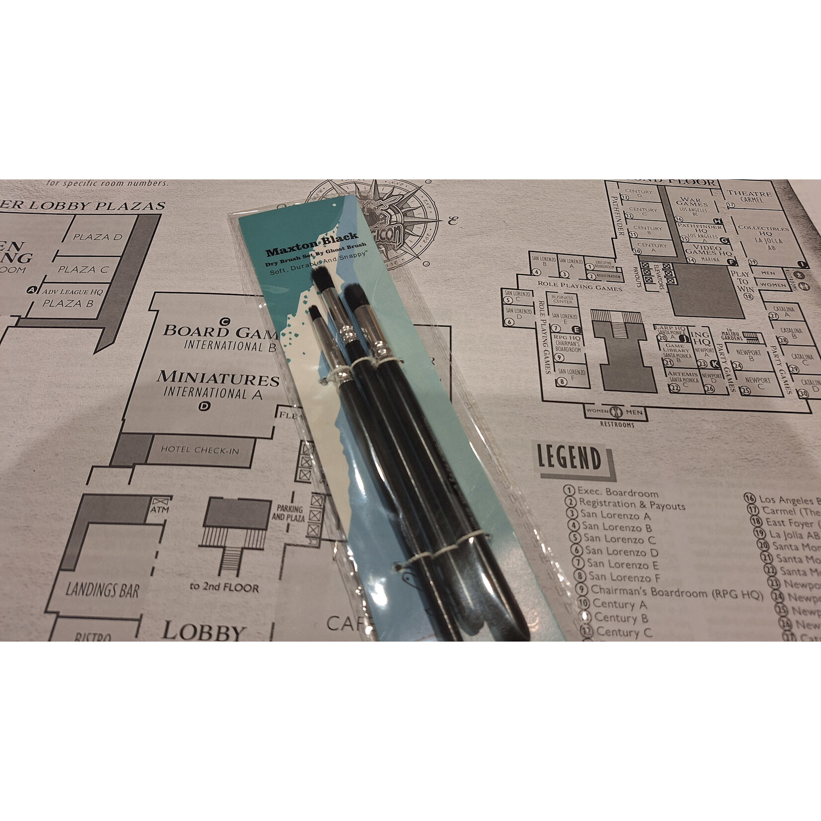 Ghost Brush Maxton Black - Dry Brush Set