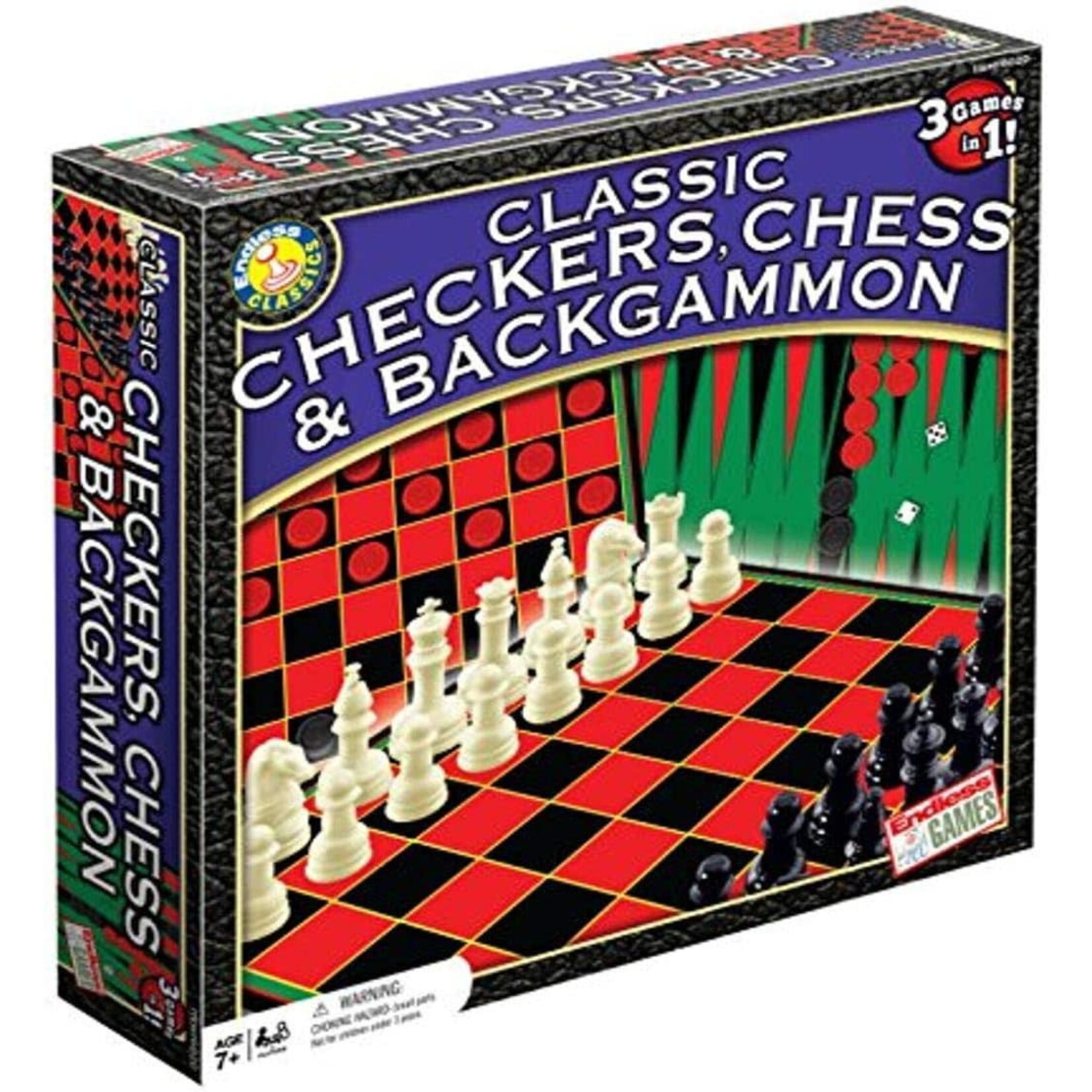 Classic Checkers, Chess and Backgammon