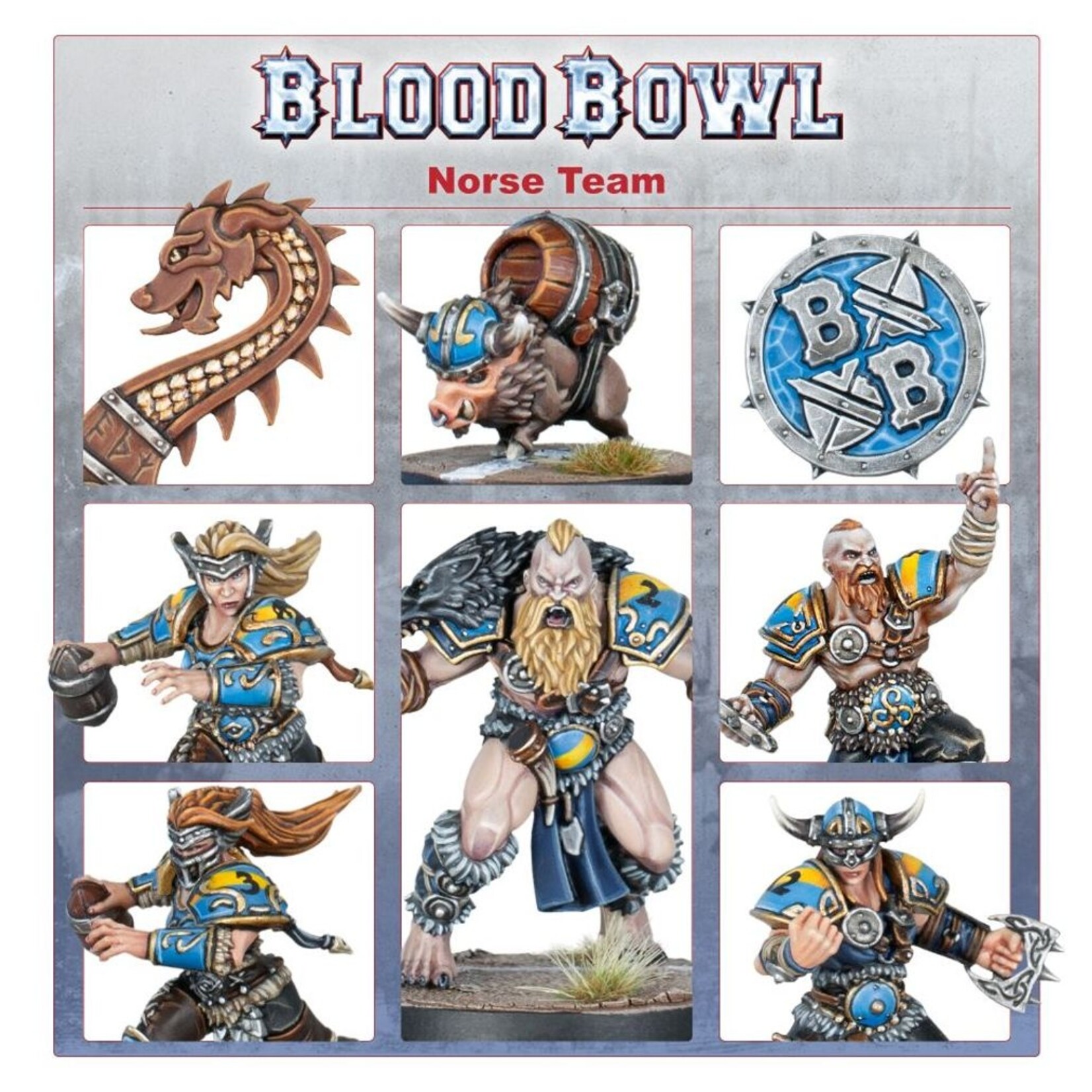 Games Workshop Norse Blood Bowl Team: Norsca Rampagers