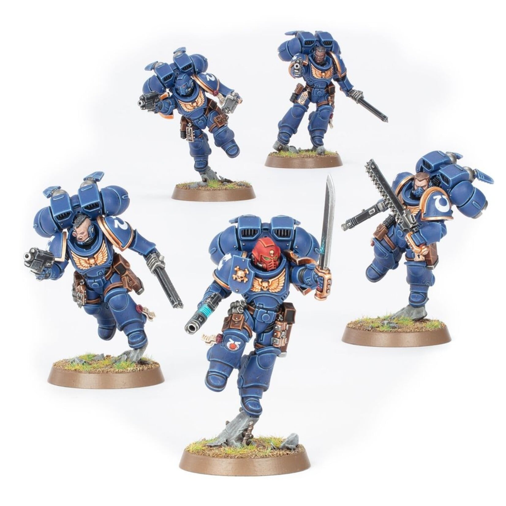 Games Workshop Space Marines: Assault Intercessors With Jump Packs