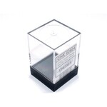 Chessex Empty Crystal Display Box (M) Clear w/Black Lid