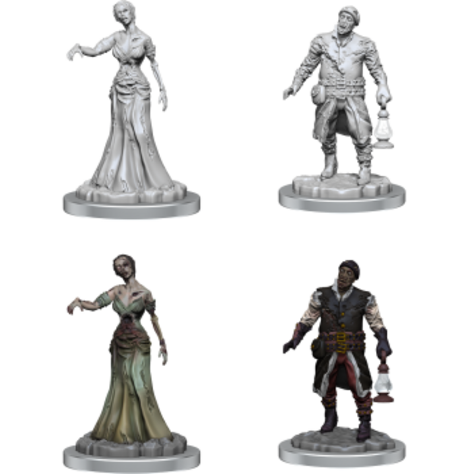 Wizkids Wizkids Unpainted Minis Wave 18 Zombies