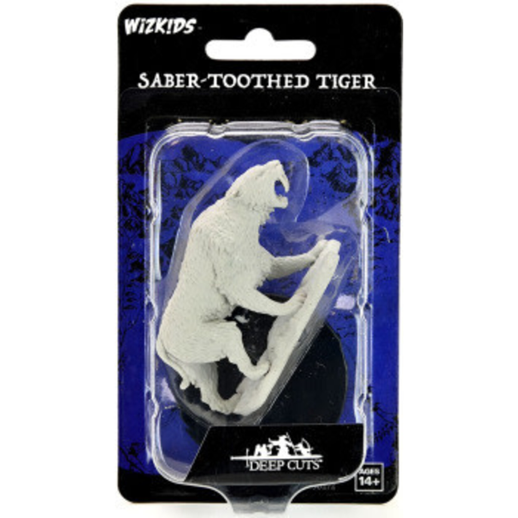 Wizkids Wizkids Unpainted Minis Wave 14 Saber-Toothed Tiger