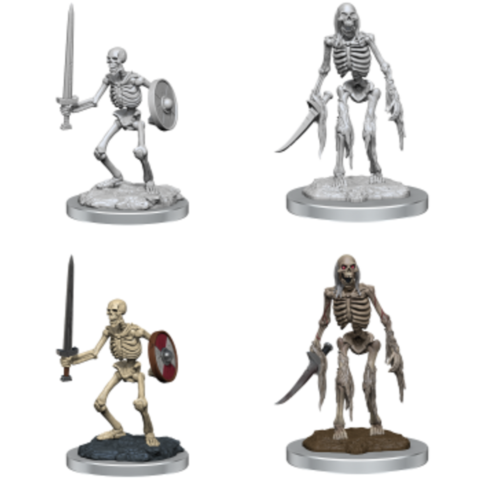 Wizkids Wizkids Unpainted Minis Wave 18 Skeletons