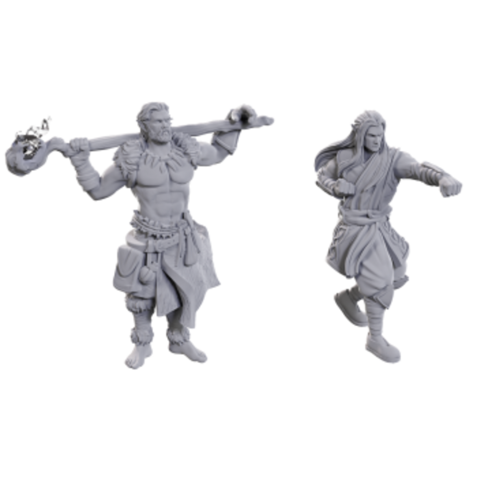 Wizkids DND Unpainted Minis Wave 24 Archdruid & Martial Arts Adept