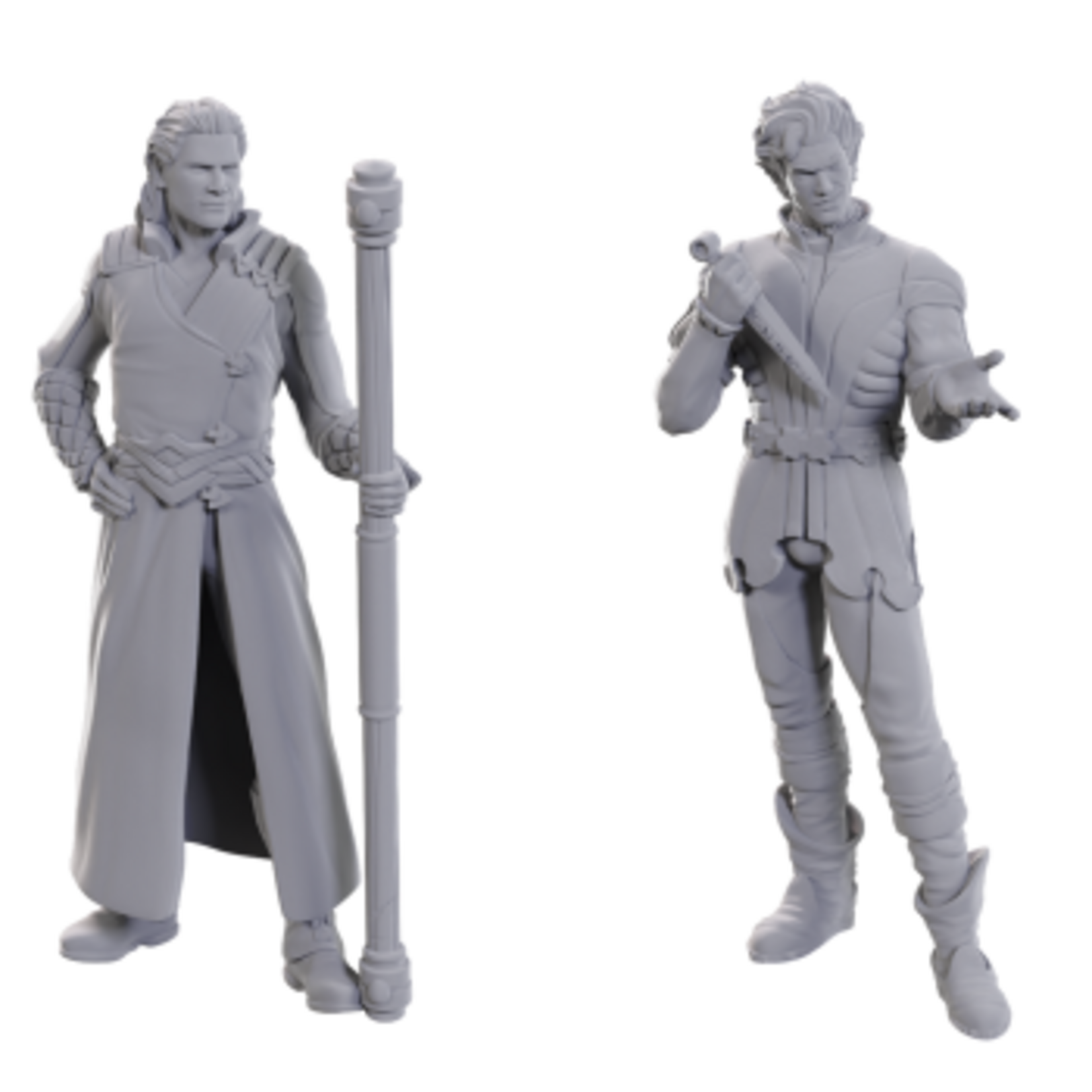 Wizkids DND Unpainted Minis Special Edition Baldur`S Gate 3 - Gale & Astarion