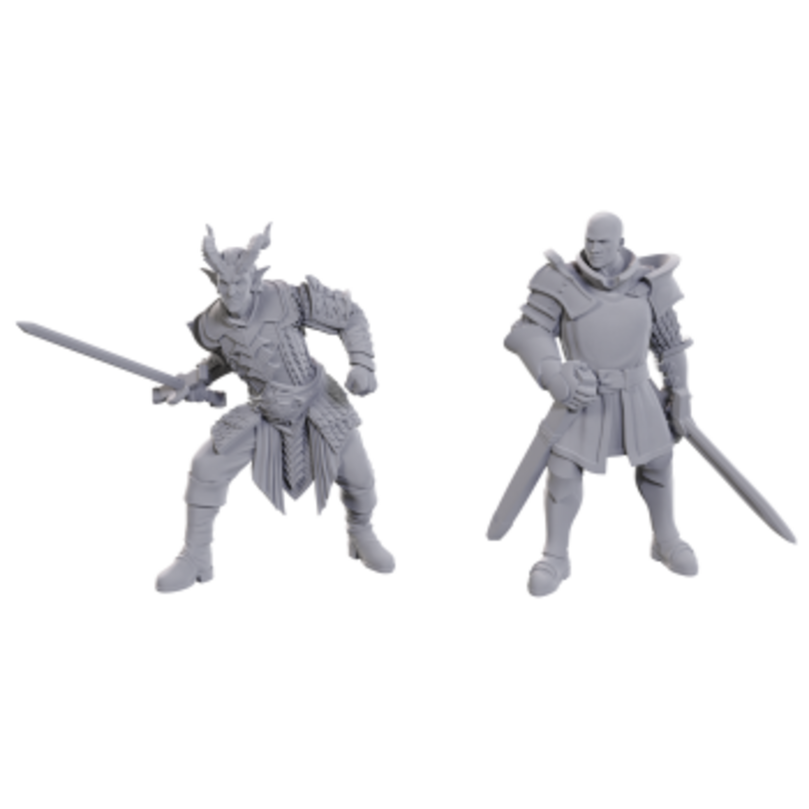 Wizkids DND Unpainted Minis Special Edition Baldur`S Gate 3 - Ulder Ravengard & Zevlor