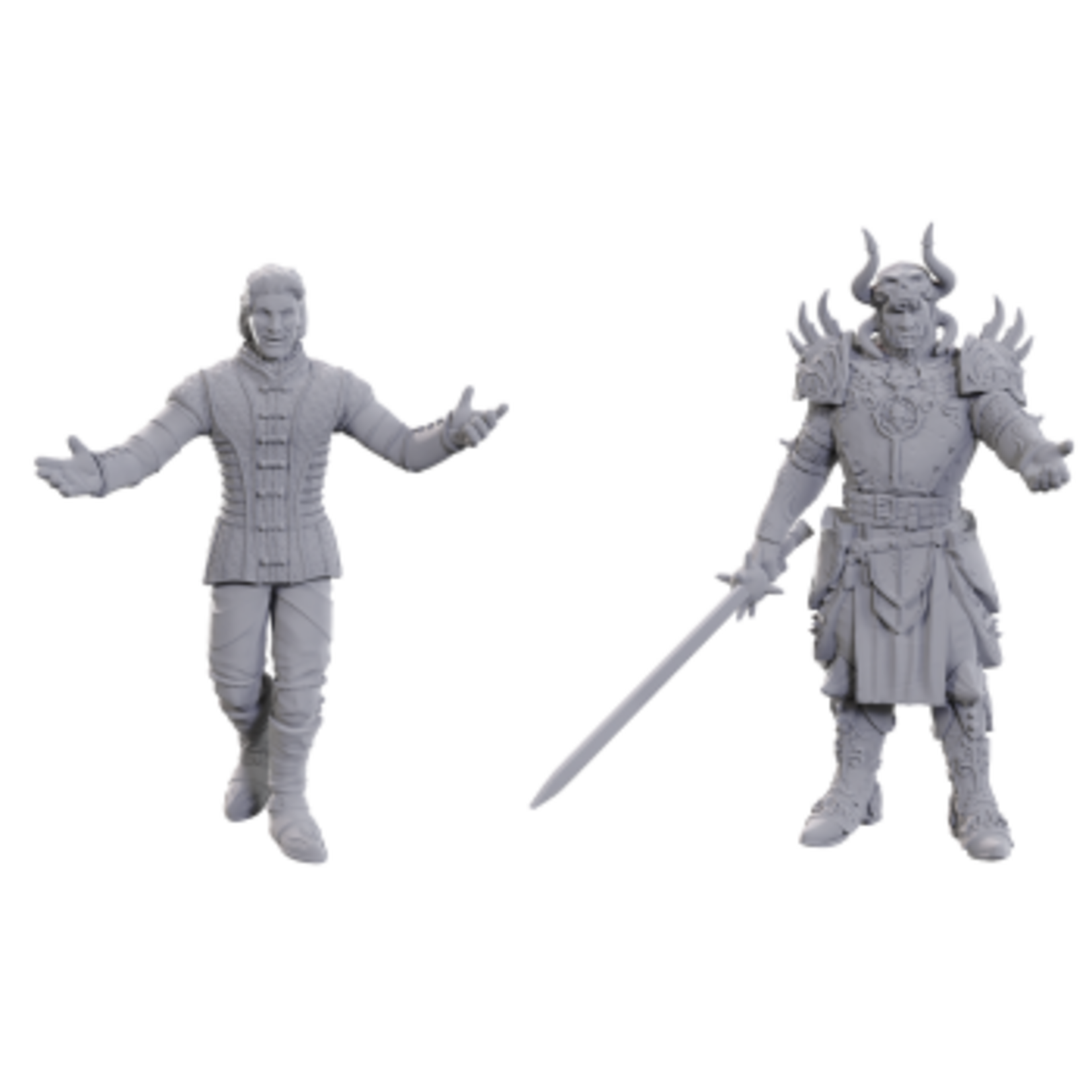 Wizkids DND Unpainted Minis Special Edition Baldur`S Gate 3 - Sarevok Anchev & Raphael