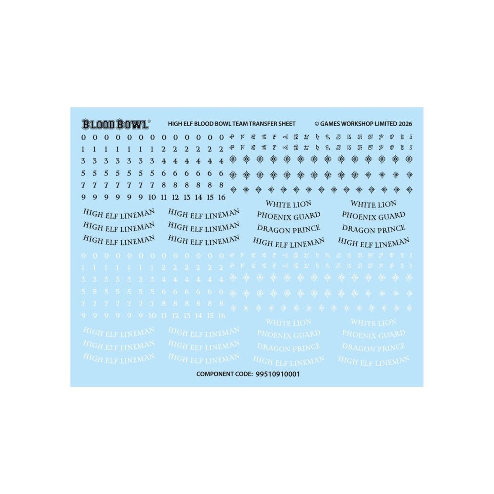 Games Workshop Blood Bowl: High Elf Blood Bowl Team