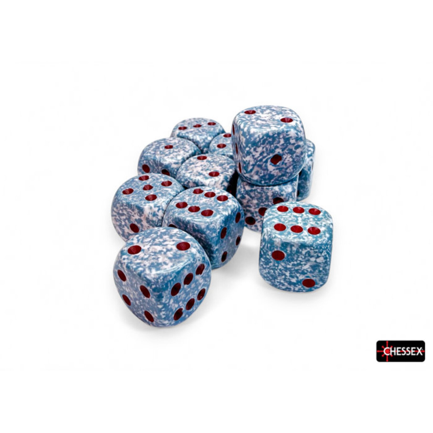 Chessex Speckled Air 16mm d6 Dice Block (12 dice)