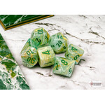 Chessex Marble Green/dark green Polyhedral 7-Dice Set