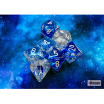 Chessex Nebula Dark Blue/white Polyhedral 7-Dice Set