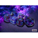 Chessex Nebula Nocturnal/blue Luminary Polyhedral 7-Dice Set