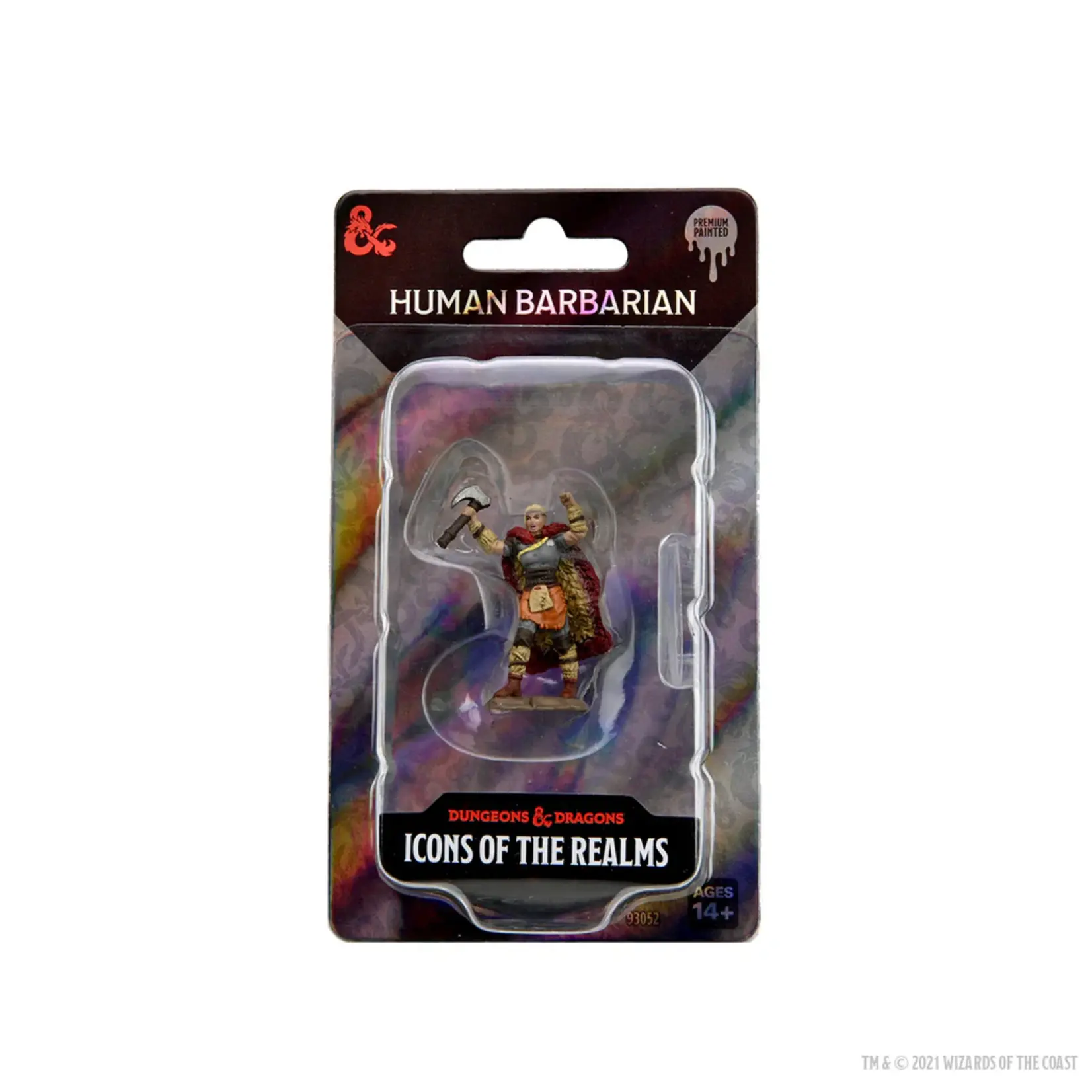 Wizkids Dungeons & Dragons: Icons of the Realms Premium Figures W07 Female Human Barbarian
