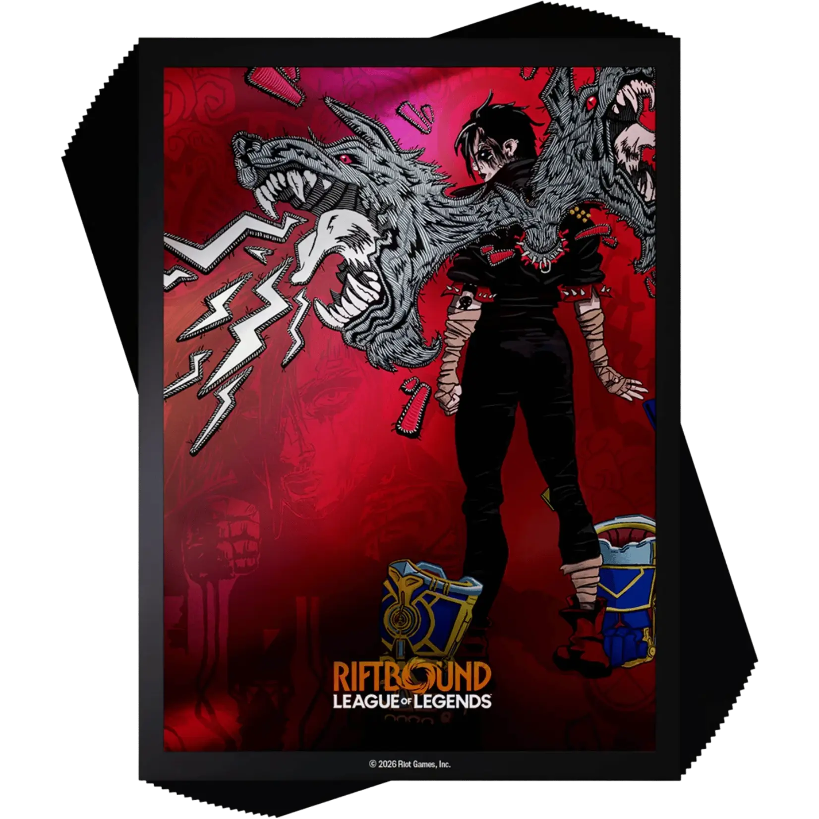 Riftbound TCG: League Of Legends: Set 3 Unleashed Art Sleeves: Vi Piltover Enforcer (100ct)