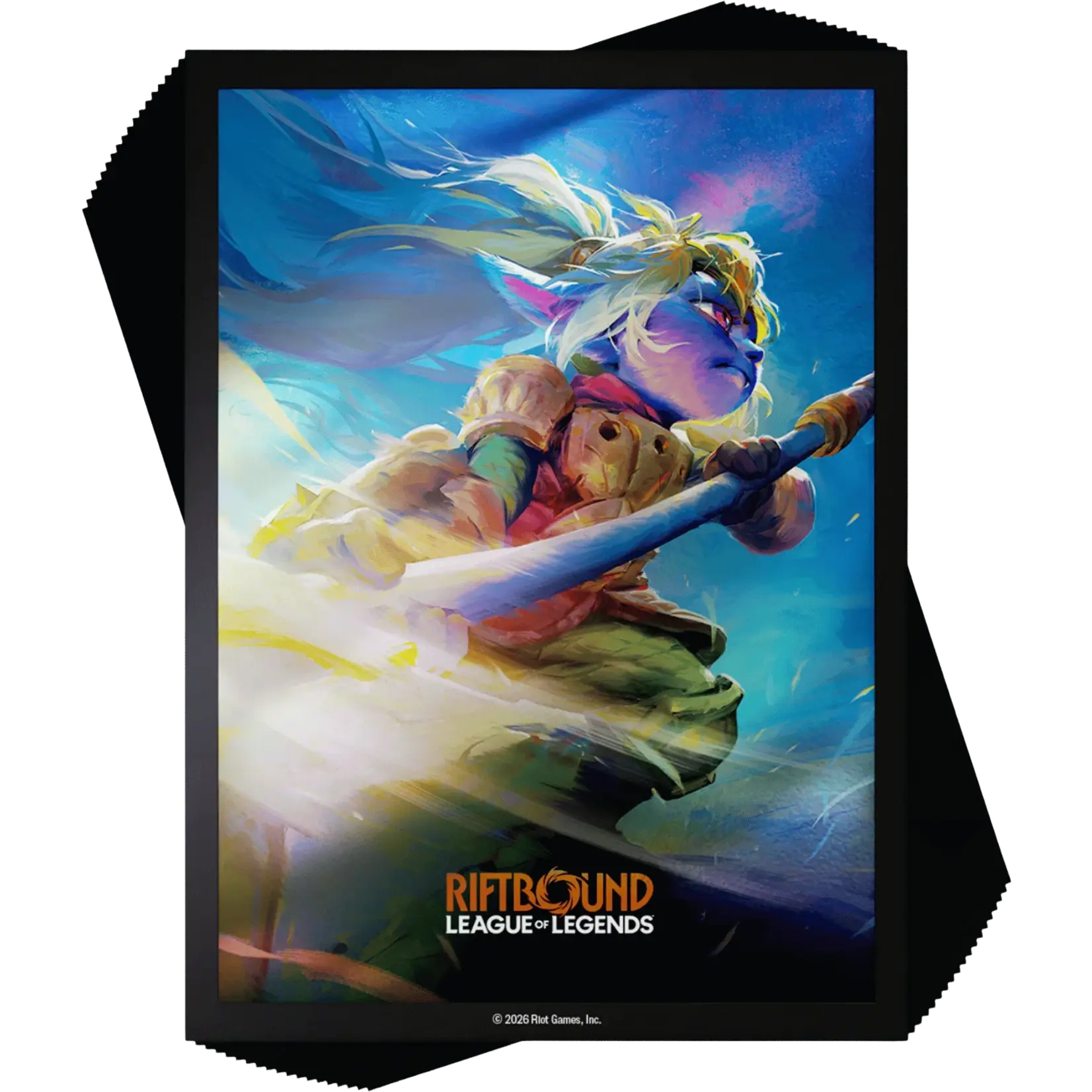 Riftbound TCG: League Of Legends: Set 3 Unleashed Art Sleeves: Poppy Keeper Of The Hammer (100ct)