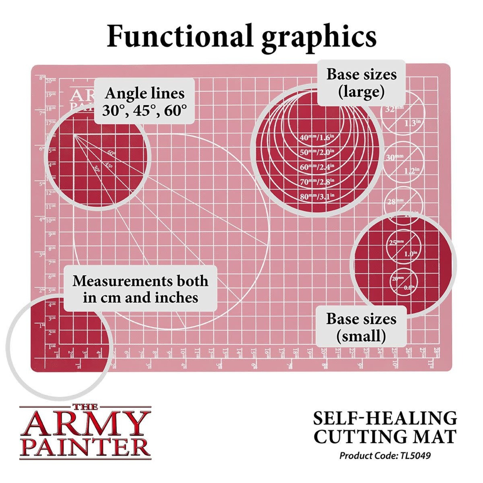 Army Painter Miniature & Model Tools: Self-Healing Cutting Mat
