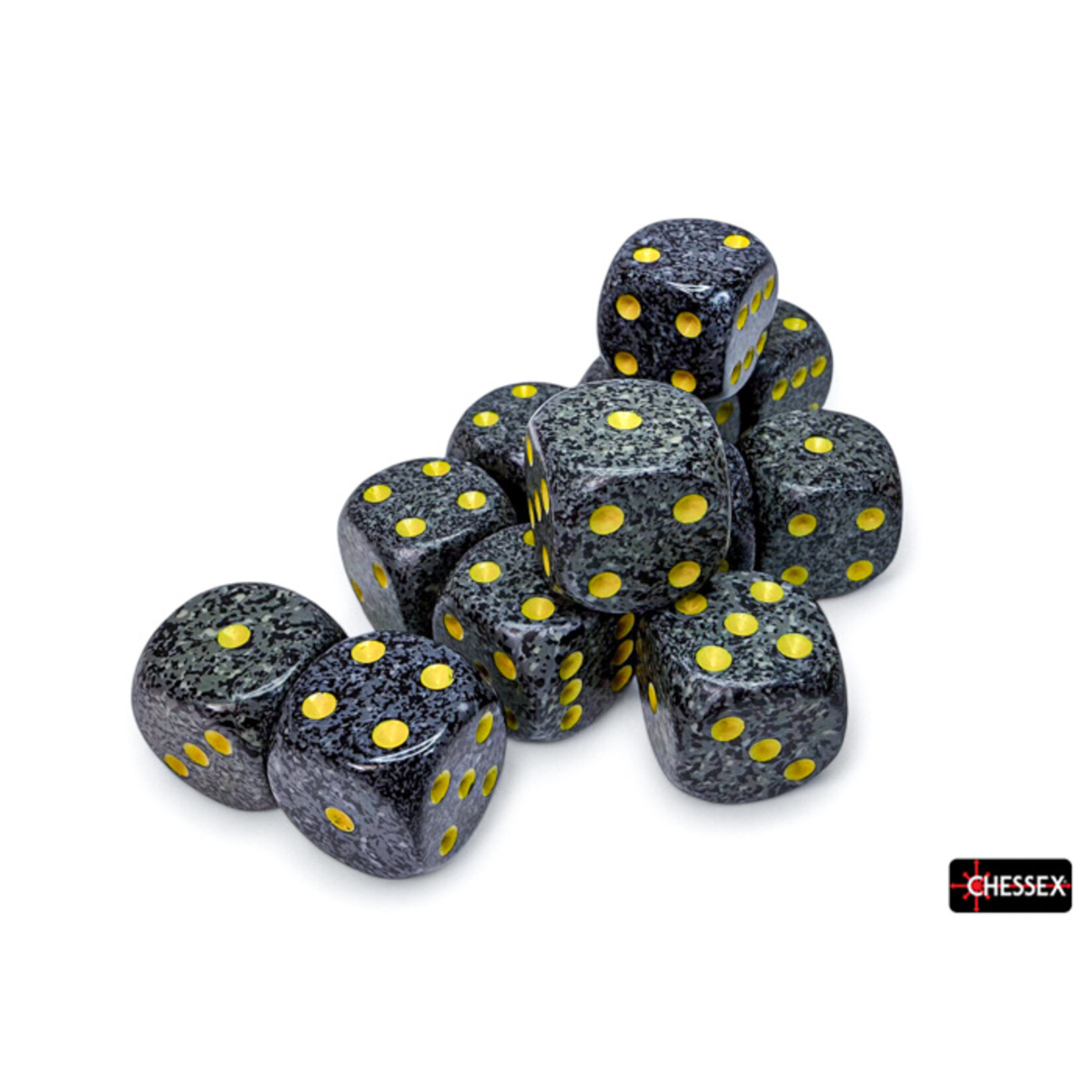 Chessex Speckled Urban Camo 16mm d6 Dice Block (12 dice)