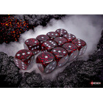 Chessex Speckled Silver Volcano 16mm d6 Dice Block (12 dice)