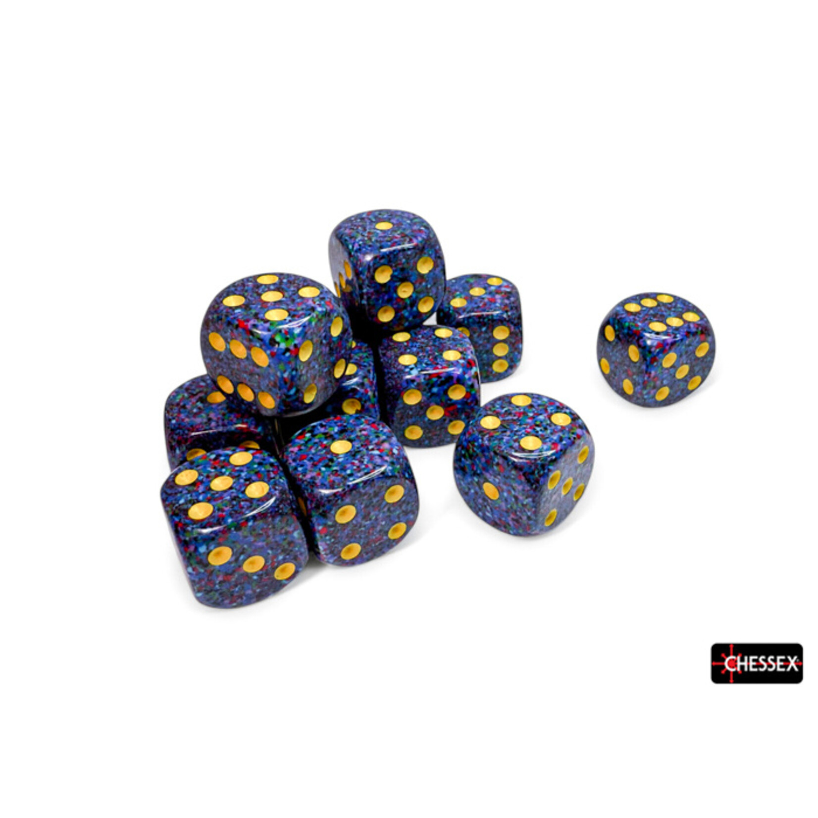 Chessex Speckled Twilight 16mm d6 Dice Block (12 dice)