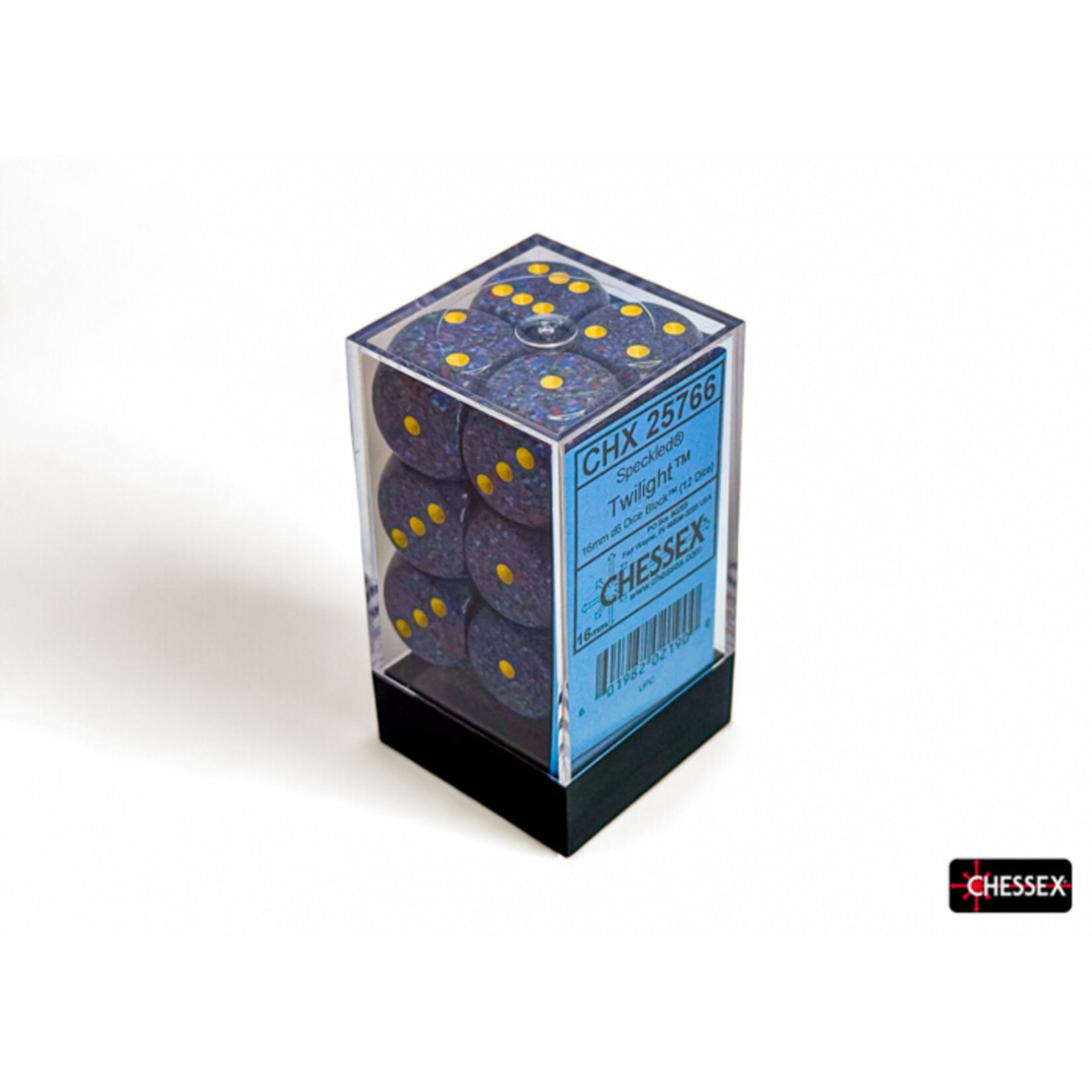Chessex Speckled Twilight 16mm d6 Dice Block (12 dice)