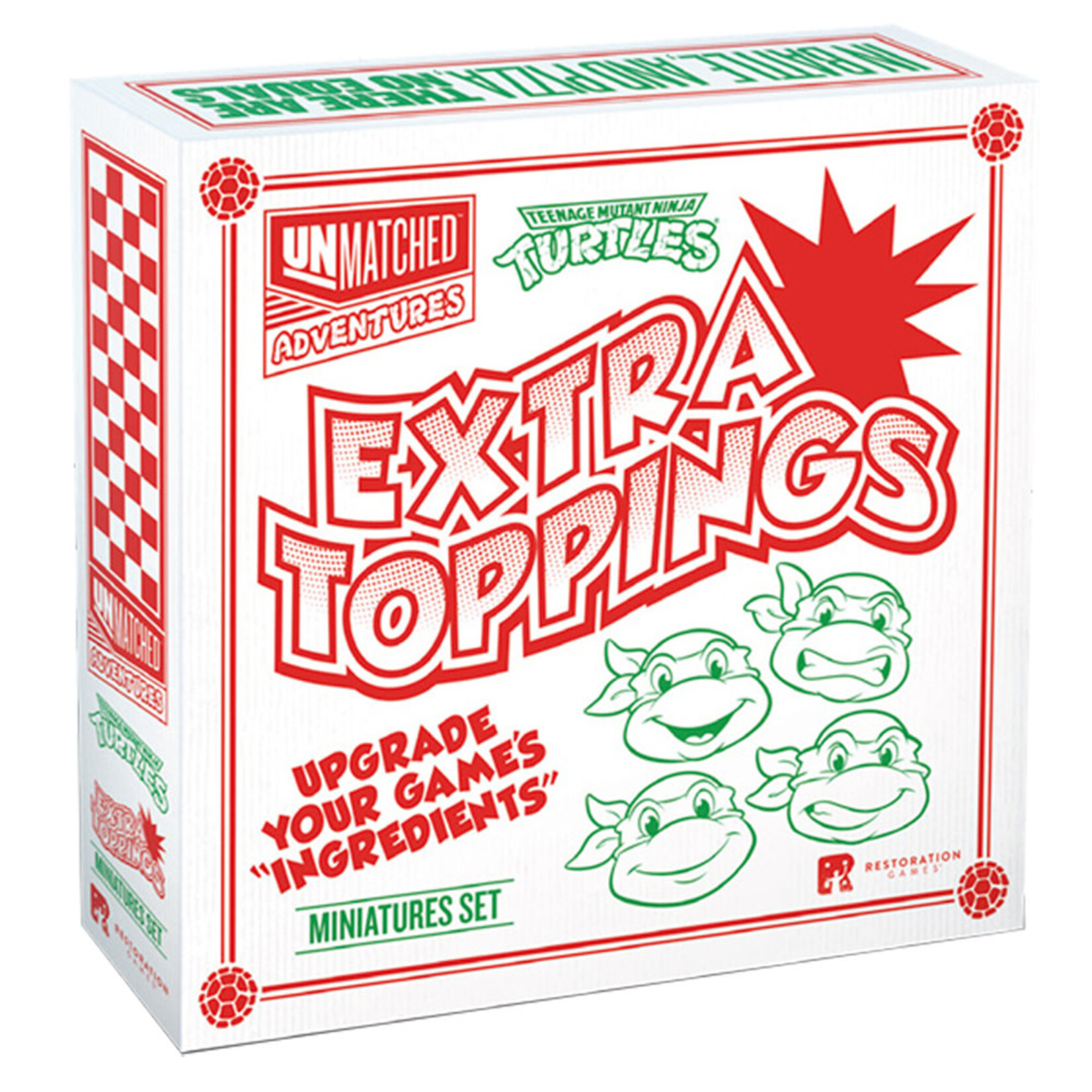 RESTORATION GAMES Unmatched Adventures TMNT Extra Toppings Mini Pack