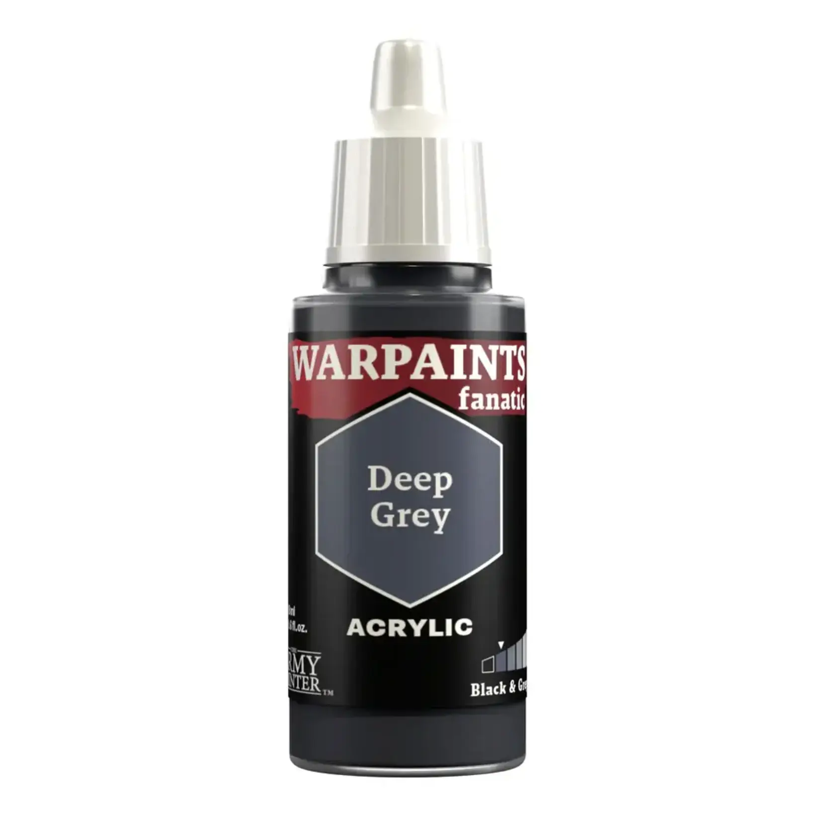 Army Painter Warpaints: Fanatic Acrylic Deep Grey