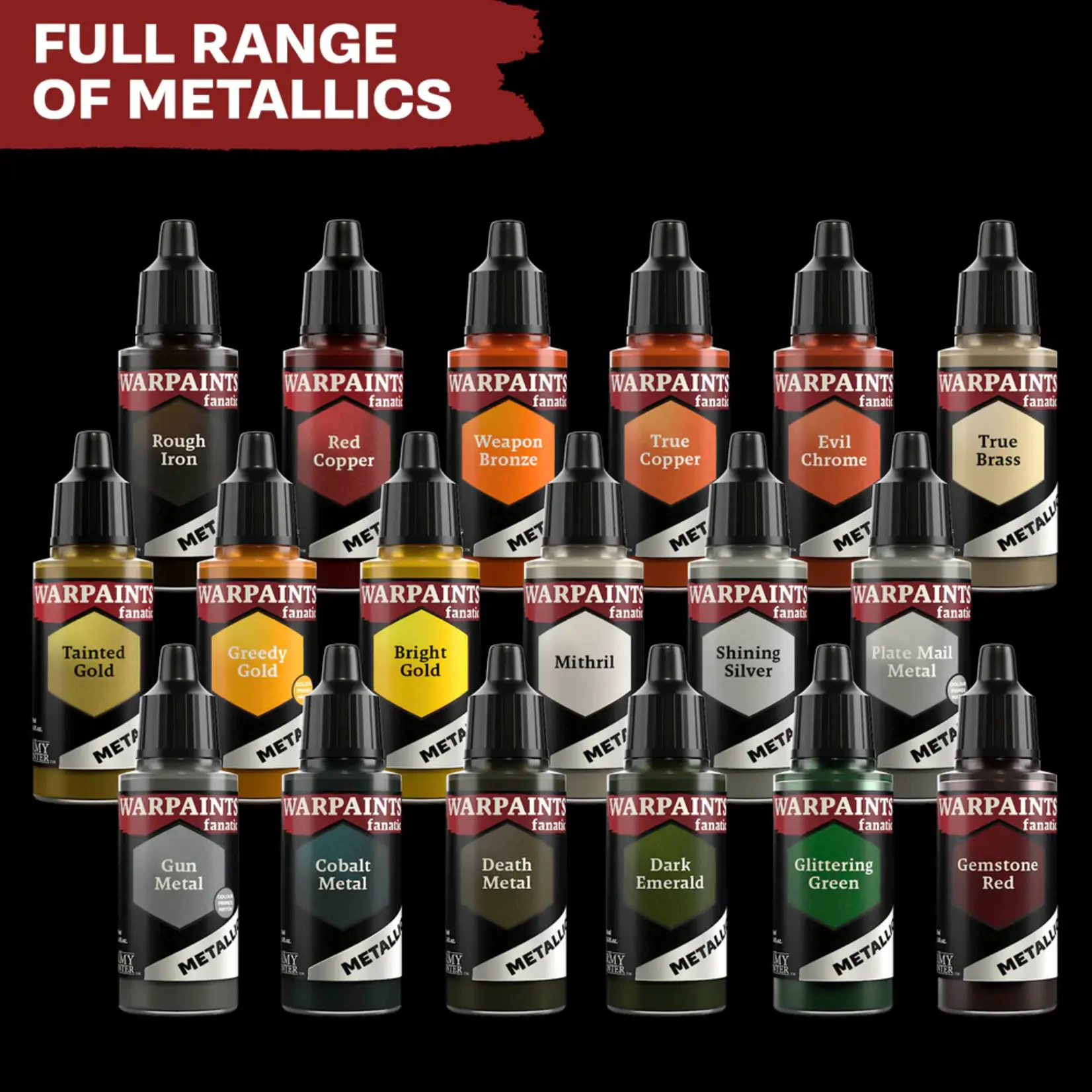 Army Painter Warpaints: Fanatic Metallics Weapon Bronze