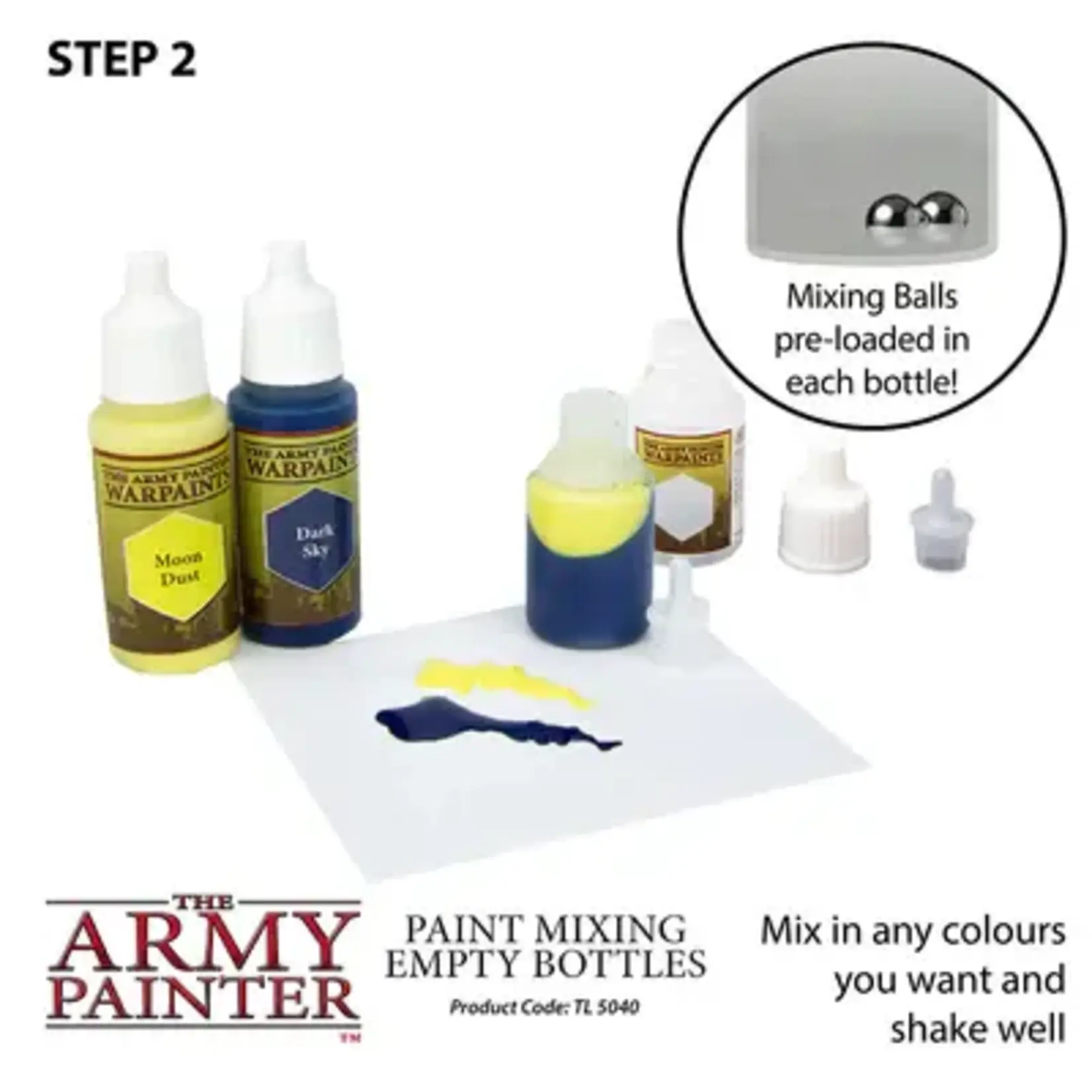 Army Painter Miniature & Model Tools: Empty Mixing Bottles