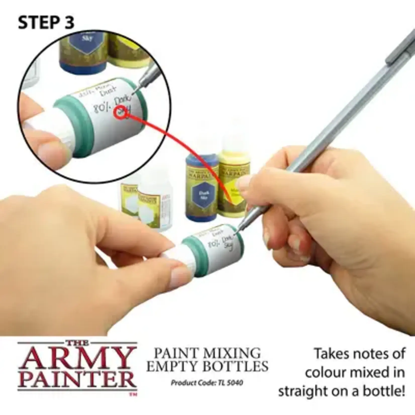 Army Painter Miniature & Model Tools: Empty Mixing Bottles