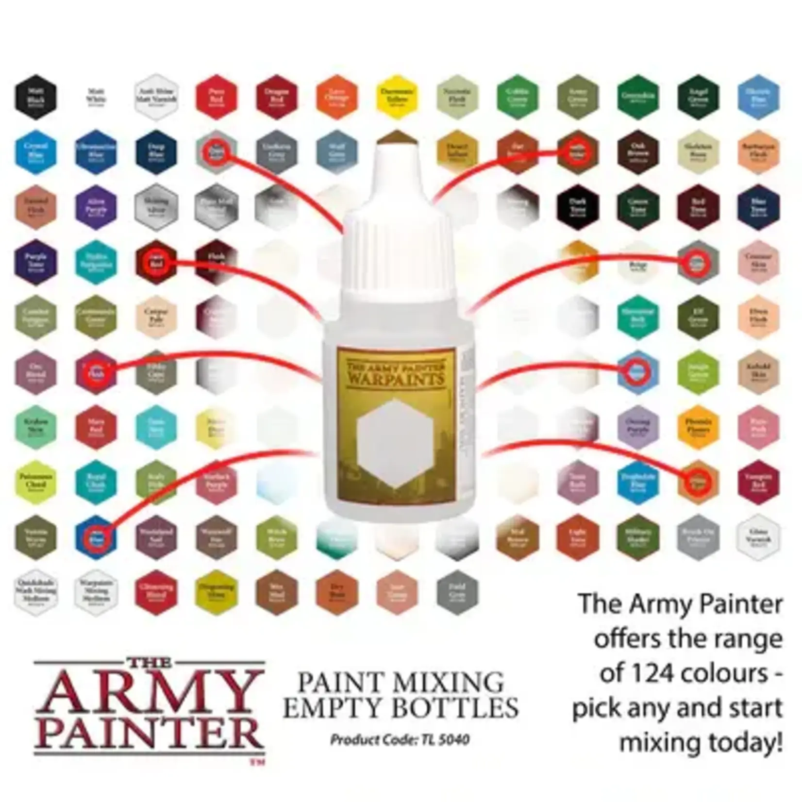 Army Painter Miniature & Model Tools: Empty Mixing Bottles