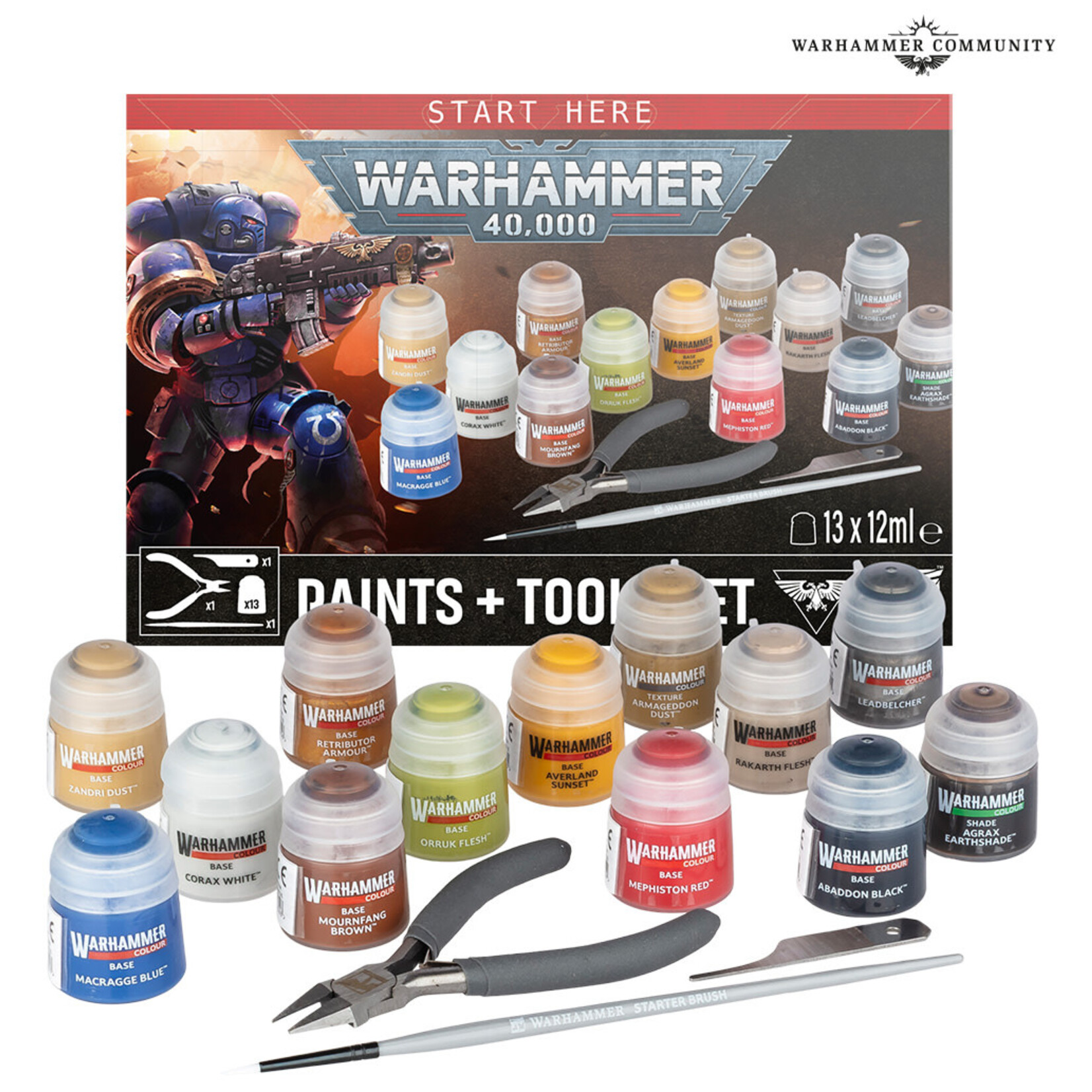 Games Workshop 40K Paints+Tools