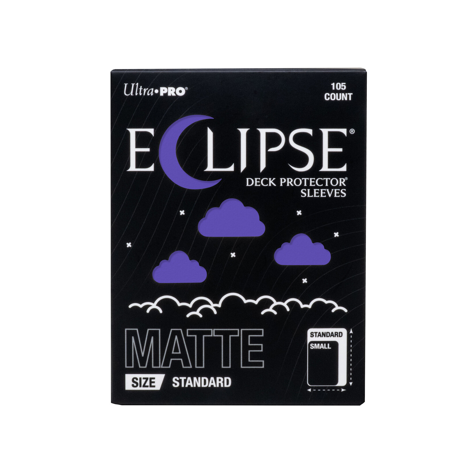 ULTRA PRO UP ECLIPSE MATTE STANDARD DECK PROTECTOR SLEEVES ROYAL PURPLE 105CT