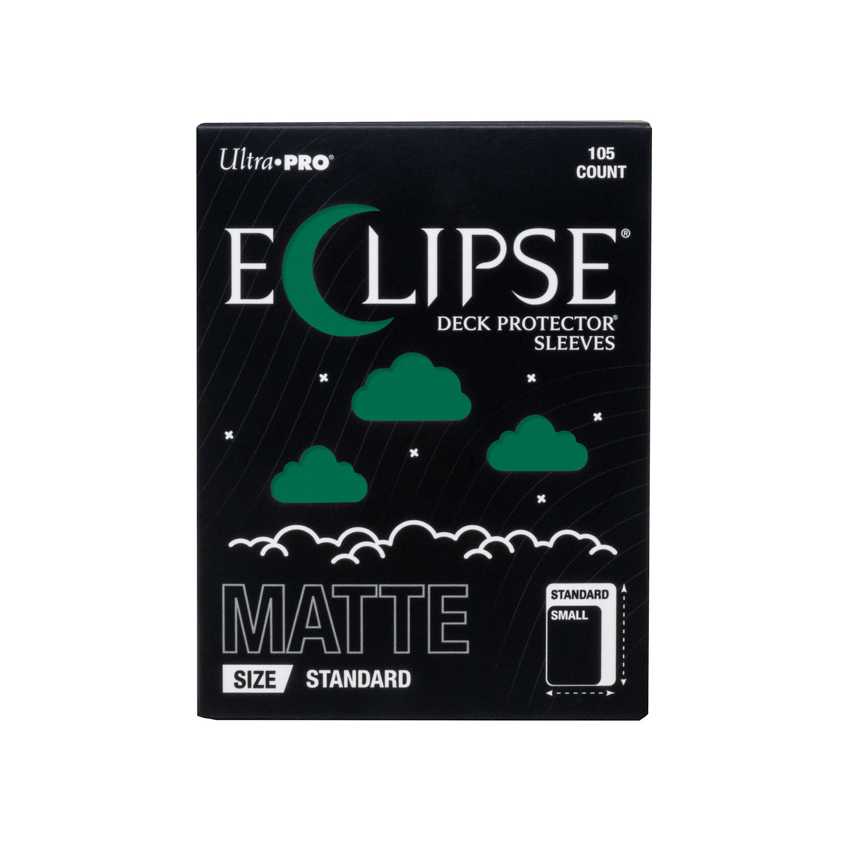 ULTRA PRO UP ECLIPSE MATTE STANDARD DECK PROTECTOR SLEEVES FOREST GREEN 105CT