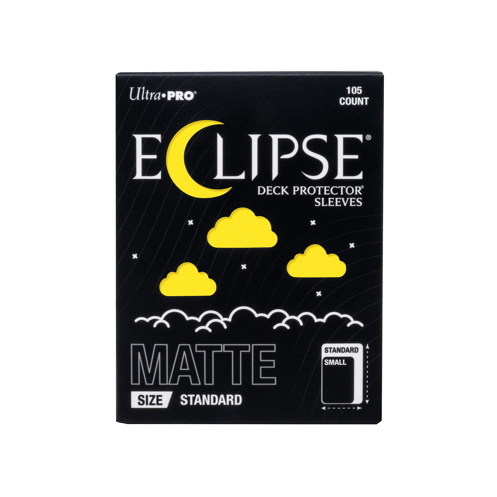 ULTRA PRO UP ECLIPSE MATTE STANDARD DECK PROTECTOR SLEEVES LEMON YELLOW 105CT