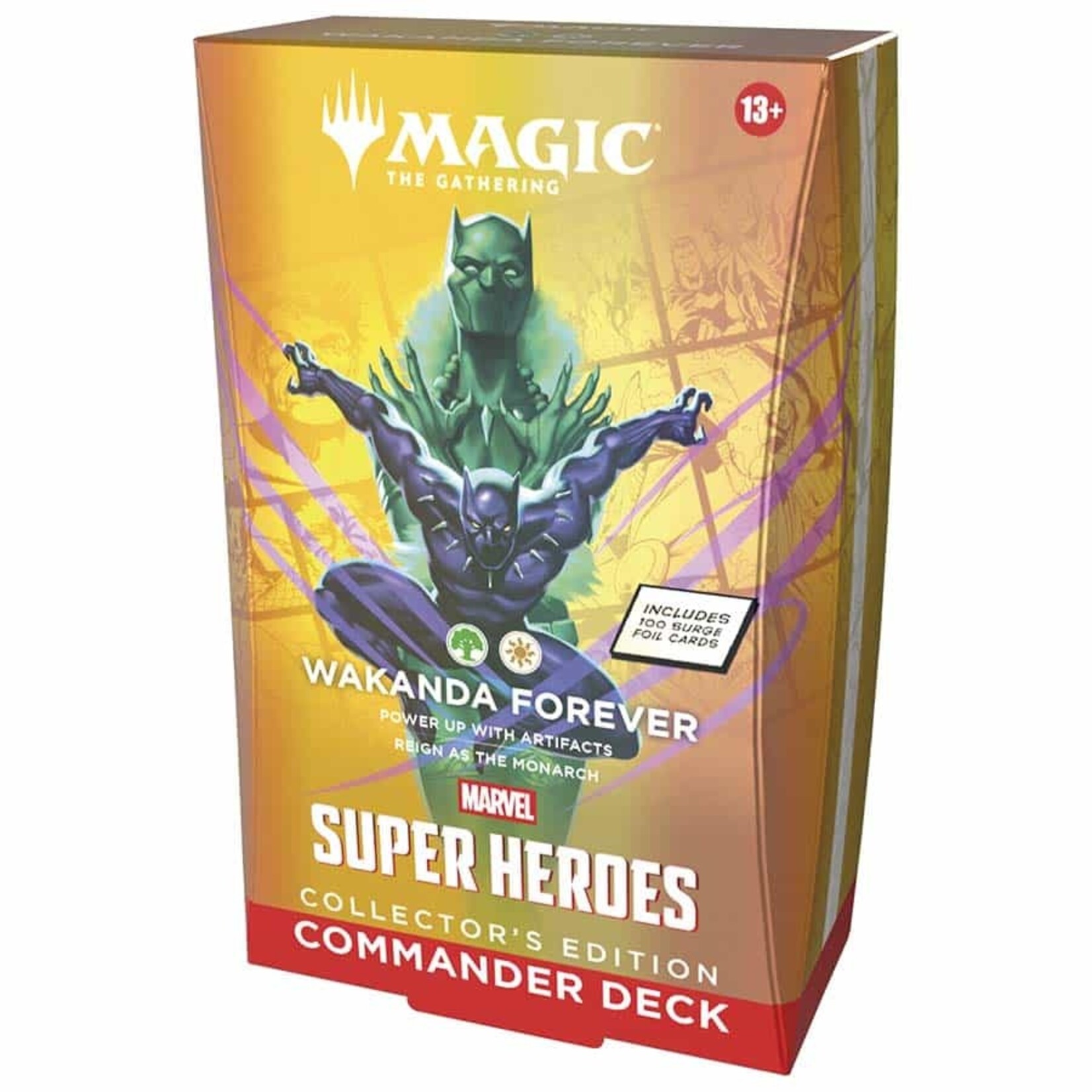 Wizards of the Coast MTG: MSH MARVEL SUPER HEROES COLLECTOR COMMANDER DECK - WAKANDA FOREVER