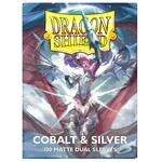 Arcane Tinmen DRAGON SHIELD Cobalt & Silver - Matte Dual Sleeves