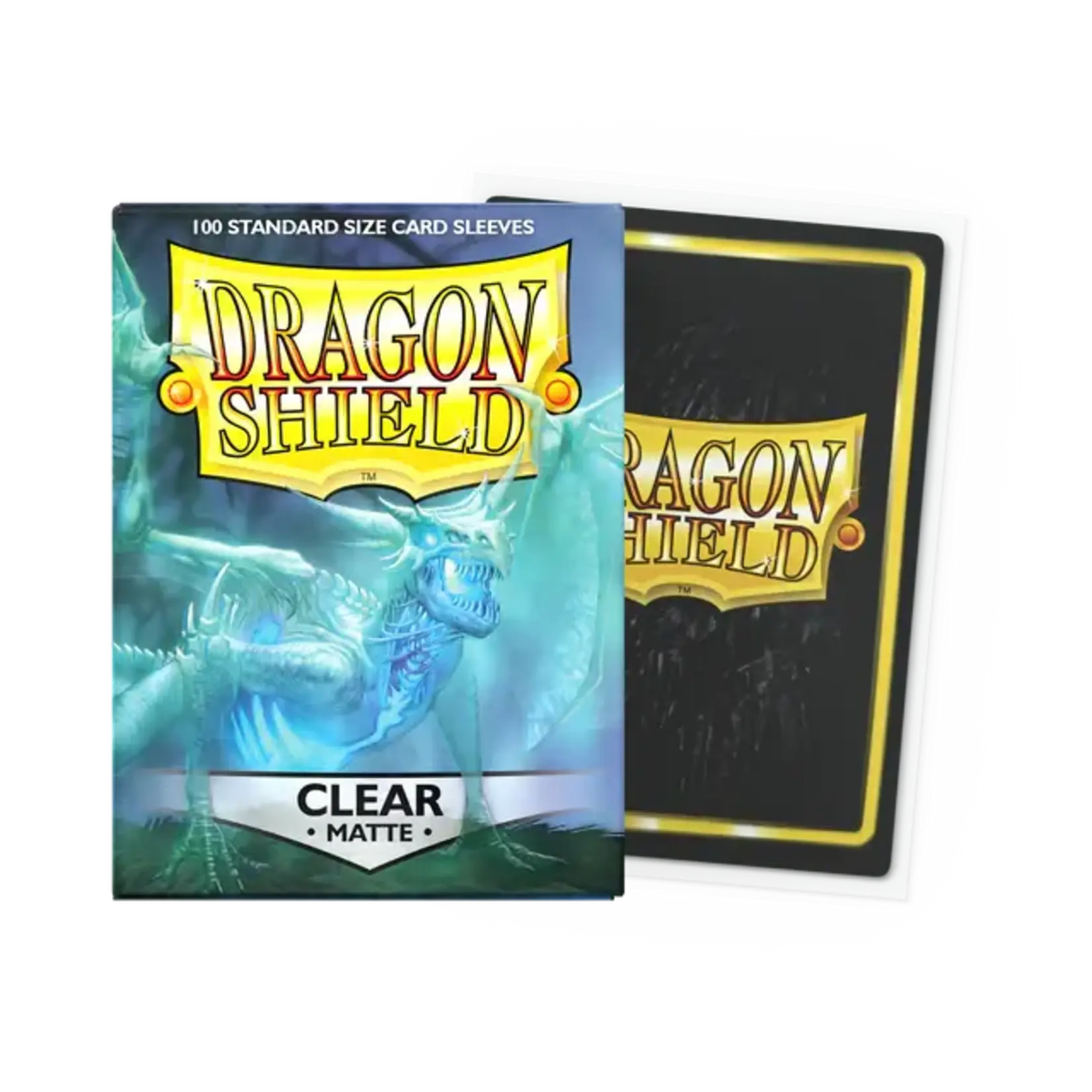 Arcane Tinmen Dragon Shield Sleeves Matte Clear 100Ct