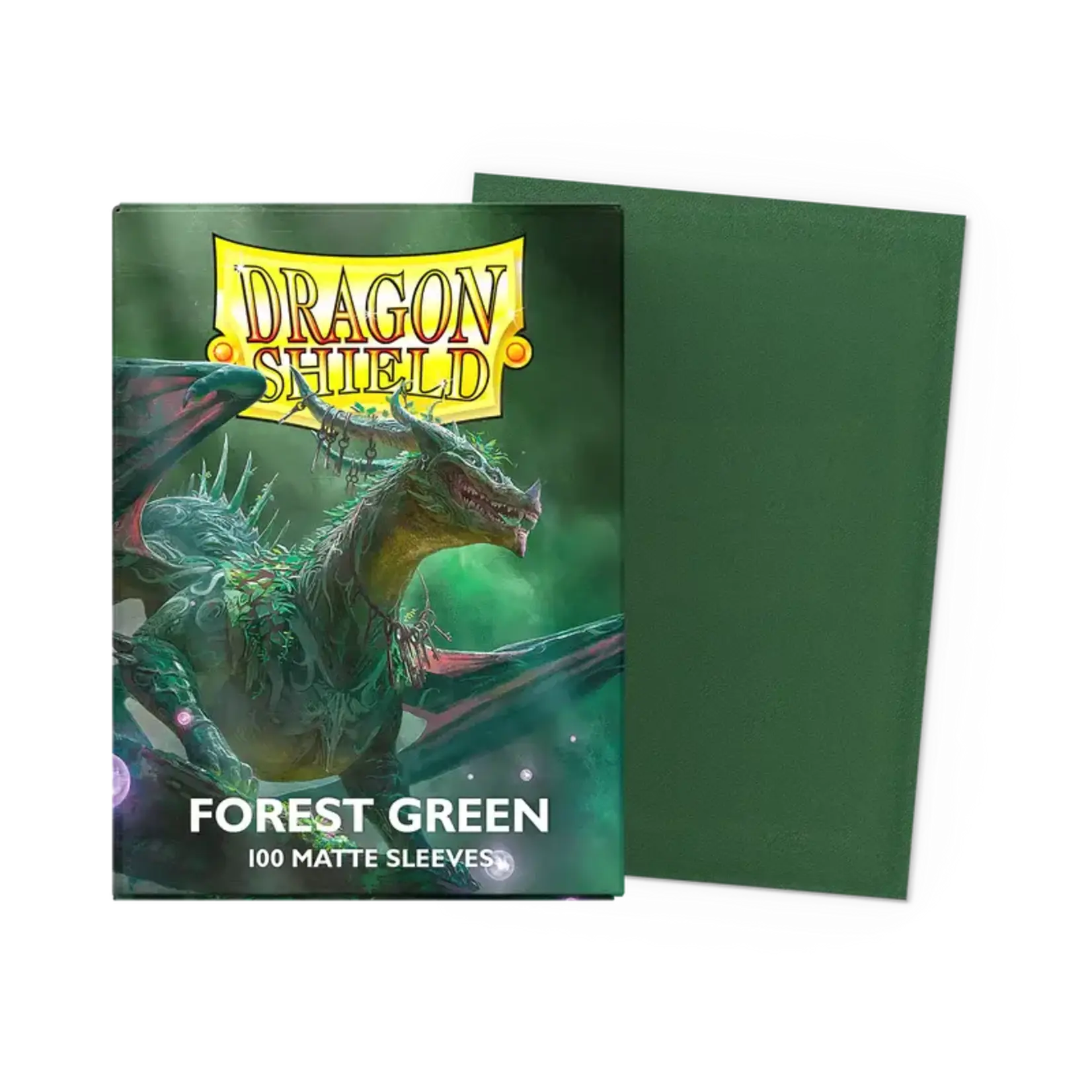 Arcane Tinmen Dragon Shields: (100) Matte - Forest Green