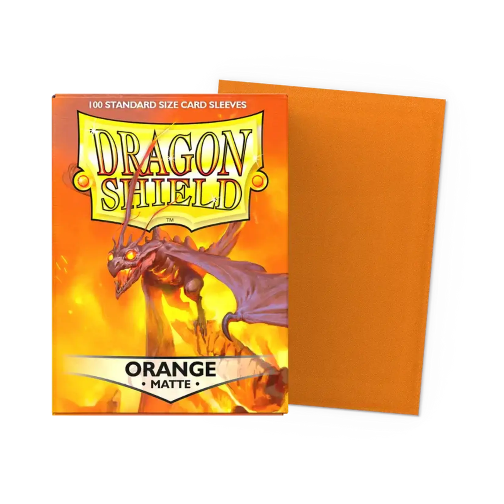 Arcane Tinmen Dragon Shields: (100) Matte Orange