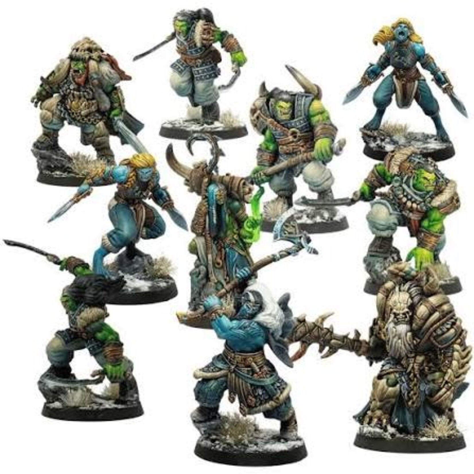 Corvus Belli Warcrow - The Northern Tribe Action Pack