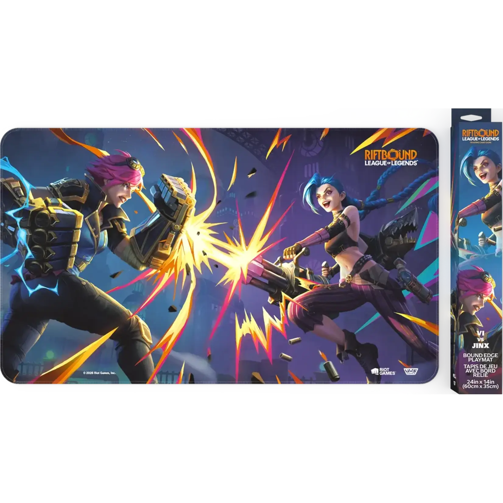 UVS GAMES RIFTBOUND TCG: LEAGUE OF LEGENDS: SET 4 VENDETTA PLAYMAT VI VS JINX