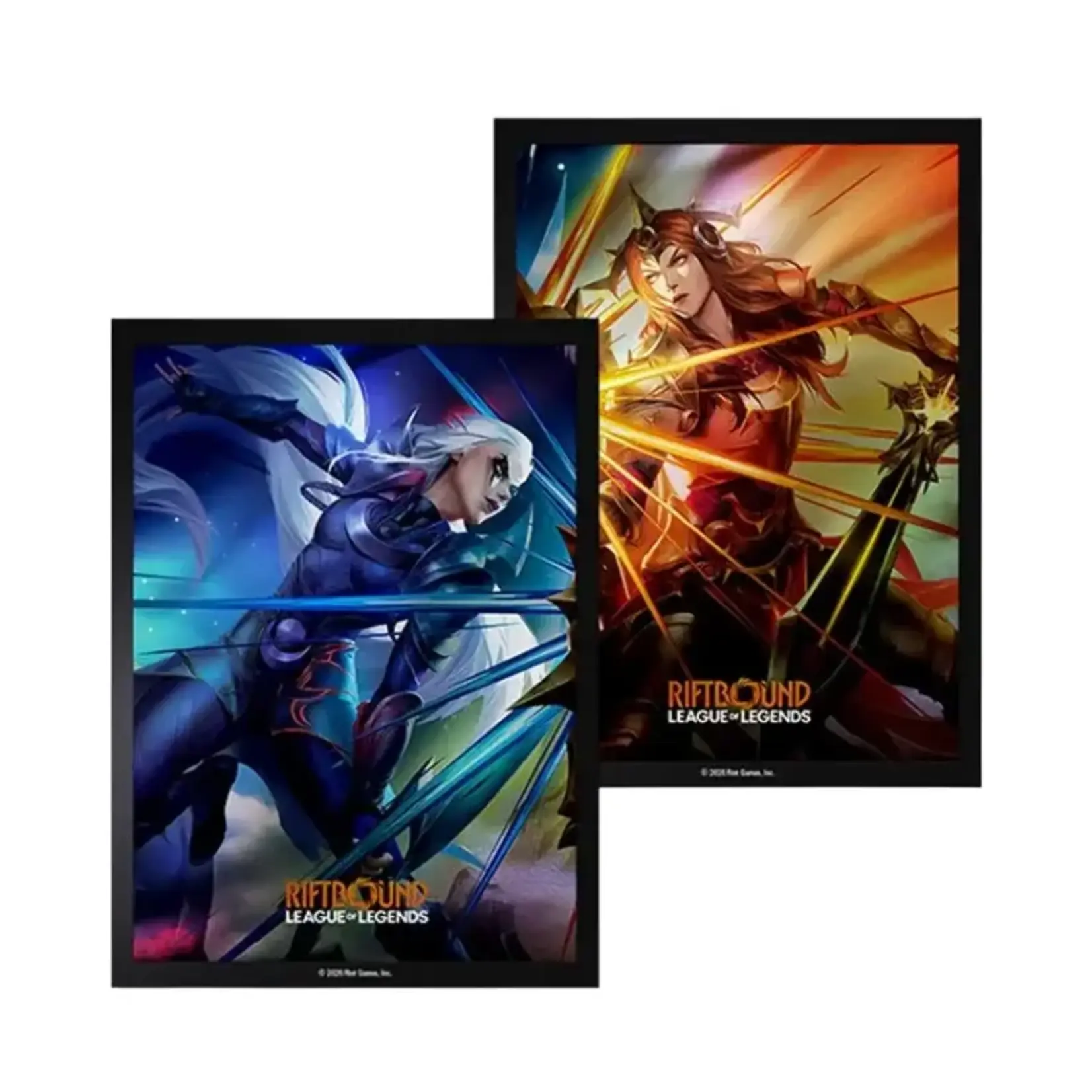 RIFTBOUND TCG: LEAGUE OF LEGENDS: SET 4 VENDETTA SLEEVES  DIANA VS LEONA