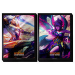 RIFTBOUND TCG: LEAGUE OF LEGENDS: SET 4 VENDETTA SLEEVES  KAYLE VS MORGANA