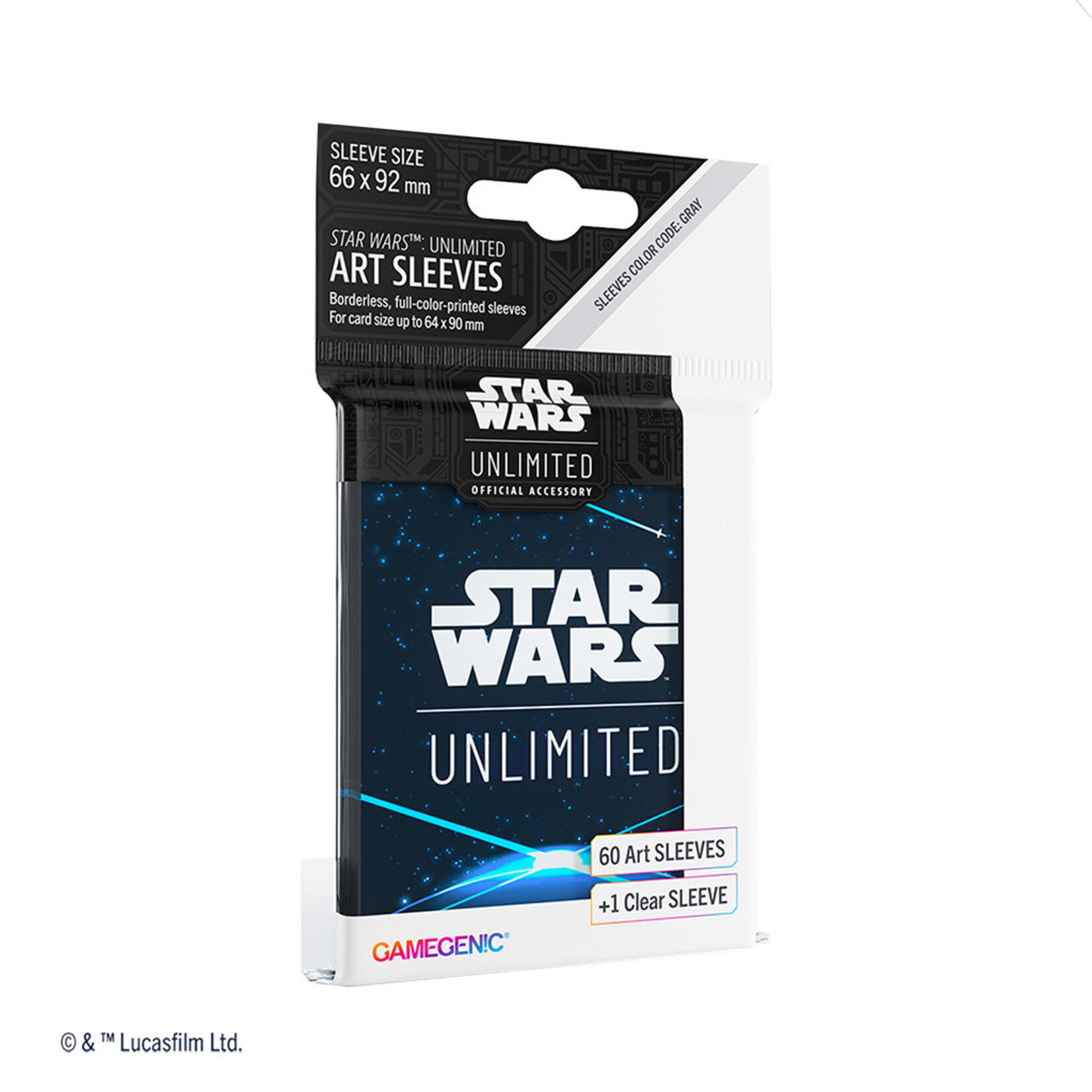 Star Wars: Unlimited Art Sleeves - Cardback Blue